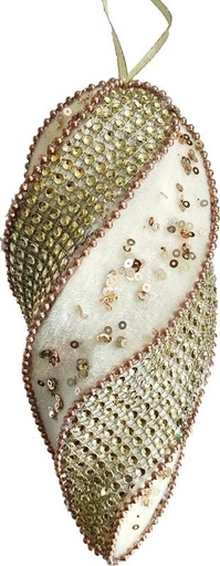 [EY204] Sequin Helix Drop, 19cm