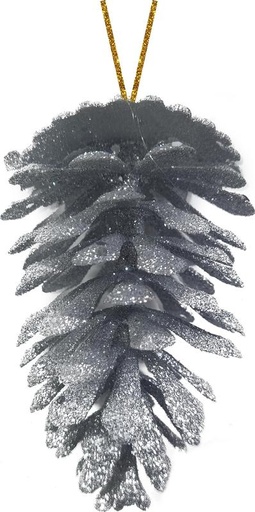[EY215-S] Pinecone Glitter Taper, 11cm