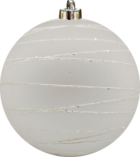 [GT043-S] Glittered Frosted Ball, 10cm