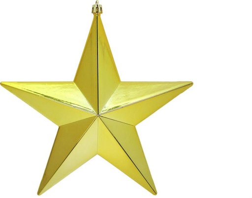 [JN115-GD] Faceted Star Ornament, 30cm