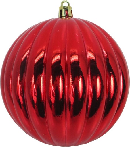 [JN128-R] Shiny Ribbed Pumpkin, 10cm