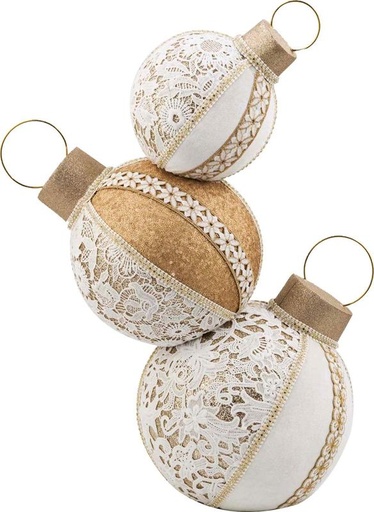 [LJ069] Bauble Stack Lace Panel, 60cm