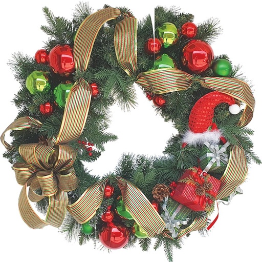 [REF227] Decorated Wreath