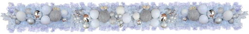 [REF232] Bauble Garland, 9' x 10"