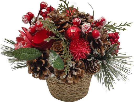 [SA083] Pinecone Centerpiece, 19cm