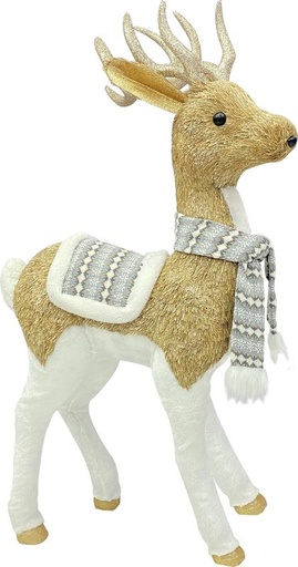 [SA088] Deer Knitted Scarf, 1m