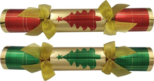 [SBC160] Classic Crackers Tartan Tree, 12"