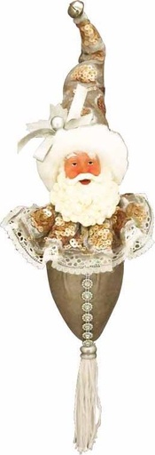 [TP098] Hanging Santa Sequin Tassel, 30cm