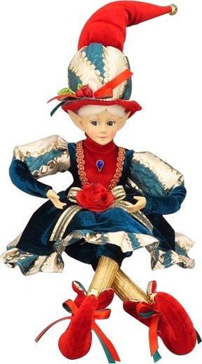 [TP105] Sitting Elf Striped Hat, 51cm
