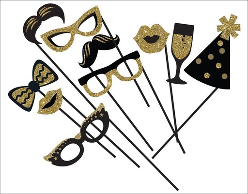 [Y1402-GD] Photo Booth Props