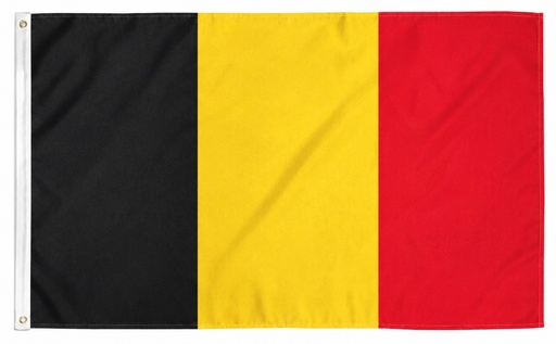 [LN001-BE] Belgium Polyester Flag, 90cm