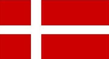[LN001-DK] Denmark Polyester Flag, 90cm