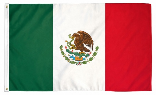 [LN001-MX] Mexico Polyester Flag, 90cm