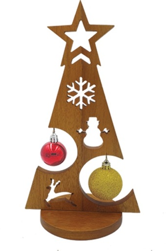 [REF219] Wooden Tree Centerpiece, 30cm