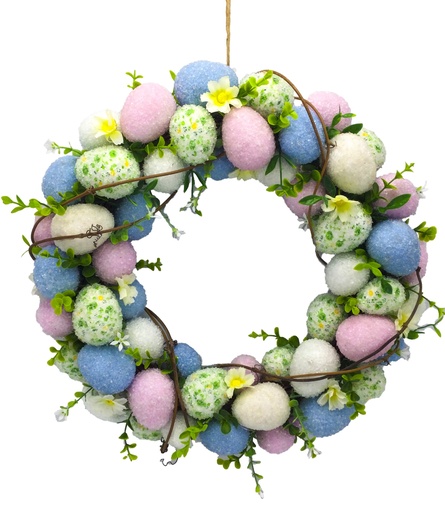 [SA094] Egg Wreath, 38cm