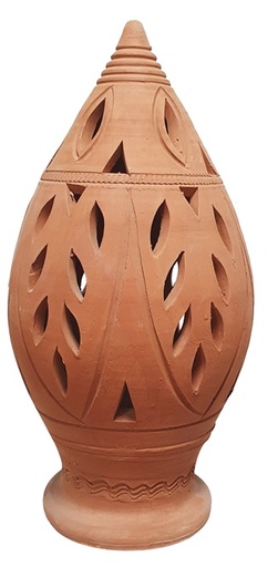 [RM191] Traditional Arabic Pierced Lantern Clay Pot, 40cm