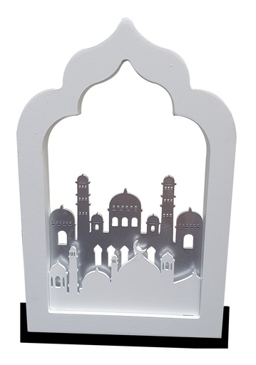 [RM220] Mosque Crescent Skyline Centerpiece, 20cm