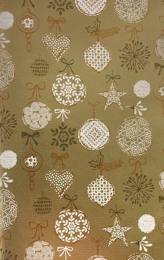 [LI059] Printed Gift Wrap Lace Baubles, 10m
