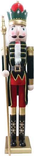 [RT225] Nutcracker Green Crown Scepter, 1.8m