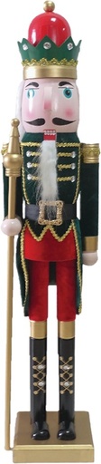 [RT228] Nutcracker Teardrop Crown Scepter, 1.2m