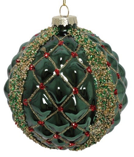 [DS006] Studded Glass Ball, 10cm