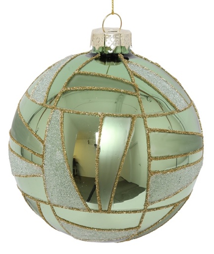 [DS023] Green Mosaic Ball, 10cm