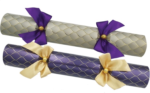 [SBC262] Luxury Crackers Trellis Bow, 12"