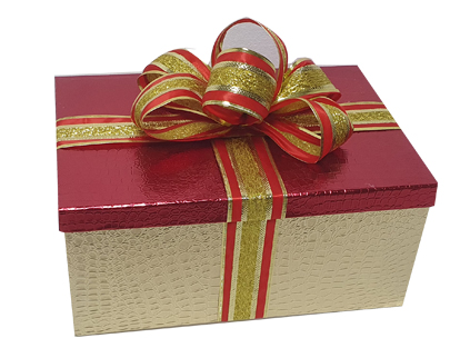 [AB013-S] Gift Boxes Textured Base Lid, 22-31cm