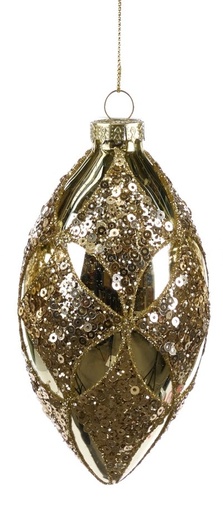 [GW026-B] Sequined Glass Star Lattice, 12cm