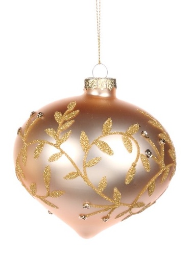 [GW036-C] Glittered Vine Glass, 7.5cm