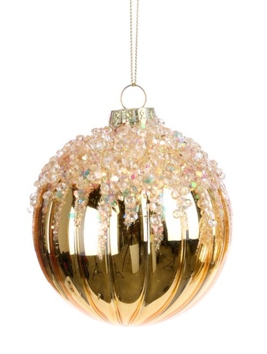 [GW042-A] Studded Fluted Glass, 8cm