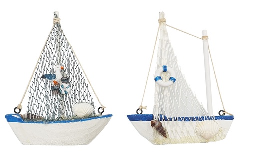 [REF251] Sailboat Ornament, 14cm