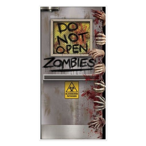 [00037] Zombie Lab Door Cover, 1.5m