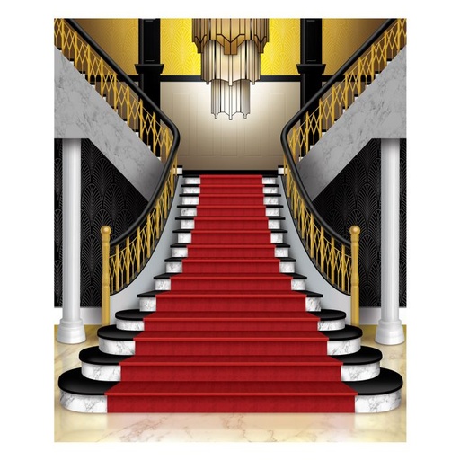 [53424] Grand Staircase Insta-Mural Photo Op, 1.8m