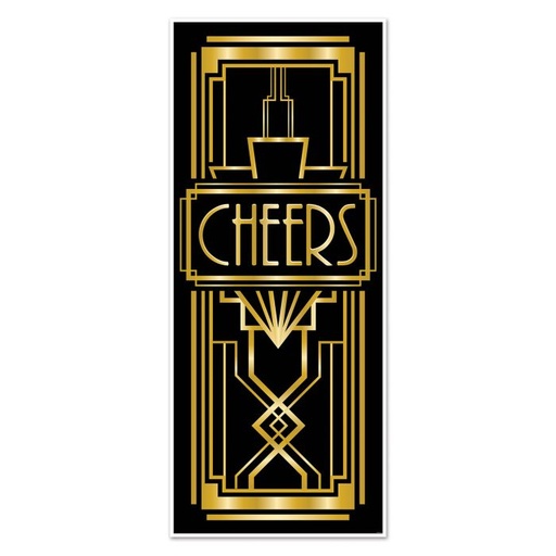[59903] Art Deco Door Cover, 1.8m