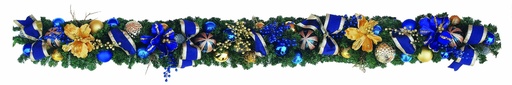 [REF271] Decorated Garland Pinwheel Ribbon, 9' x 10"