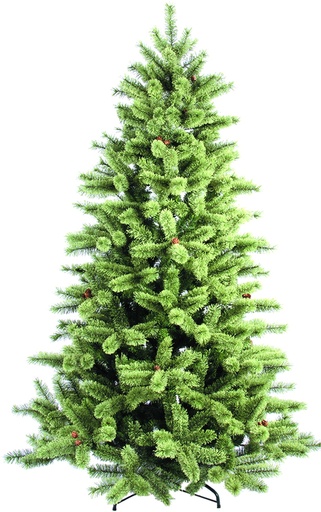 Flowered Needle Tree with Pinecones