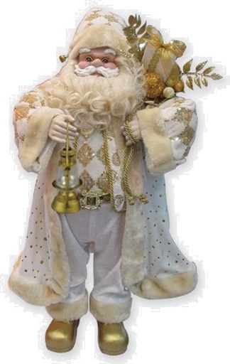 Standing Santa with Lamp