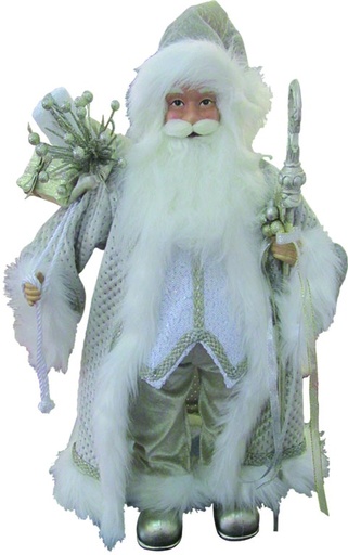 Standing Santa With Gift Bundle