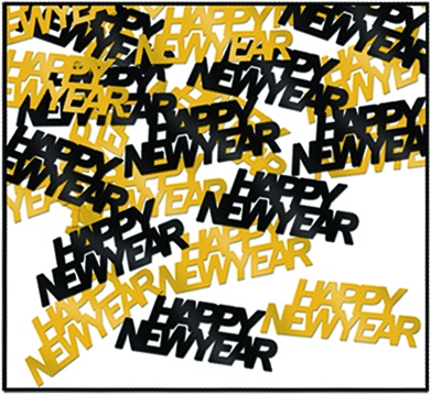 Happy New Year Confetti
