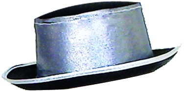 Satin Boater Hat
