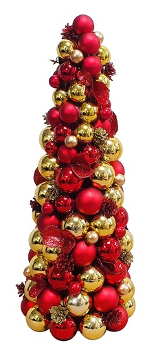 [REF280-GDR] Bauble Cone, 45cm