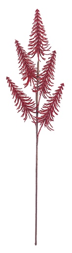 [DZ031-R] Flocked Needle Spray, 74cm