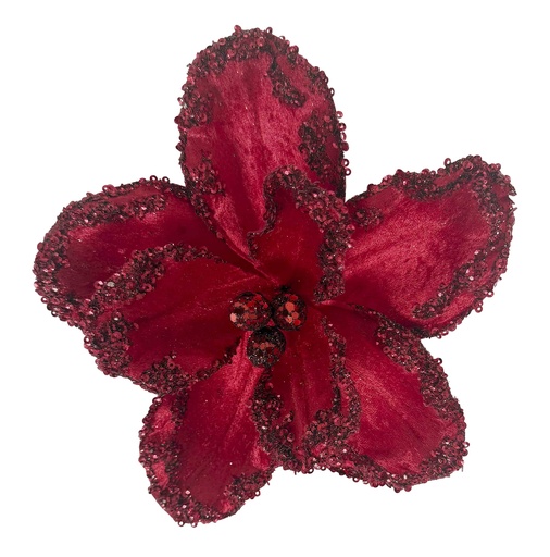 [DZ039-R] Poinsettia, 22cm