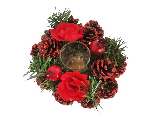 [GT106] Pinecone Candleholder, 18cm