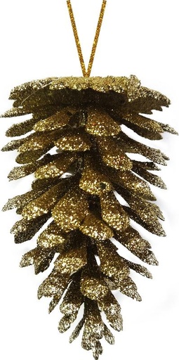 [GT100-W] Pinecone Glitter Taper, 11cm