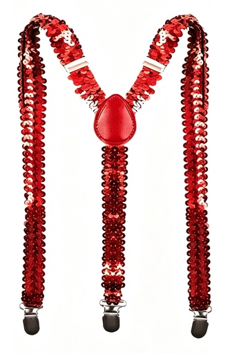 [JB001-R-SUS] Sequin Suspender