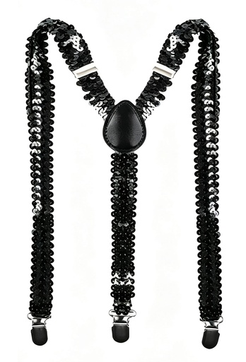 [JB001-BK-SUS] Sequin Suspender