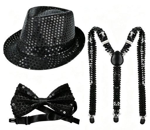 [JB001-BK] Sequin Party Gear Set