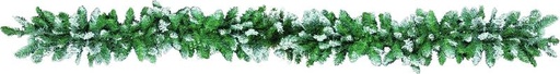 [GT117] Dense Snowy Pine Garland, 9' x 12"